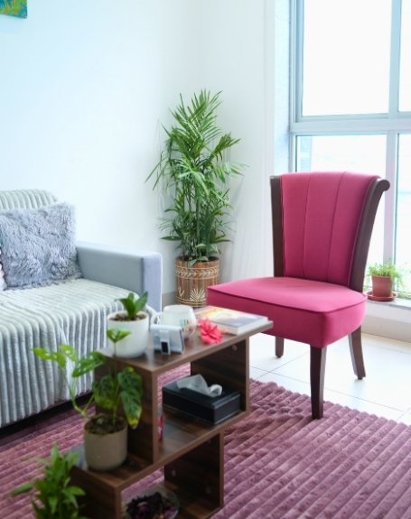 A serene and welcoming therapy space